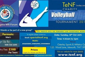 Telangana NRI Forum Volleyball Tournament 2015