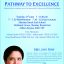 Invitation For a Lecture in English on Pathway To Excellence