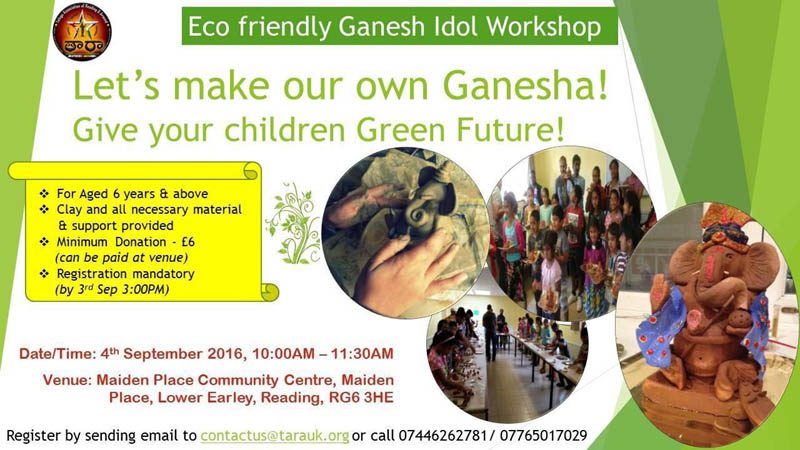 Eco Friendly Ganesh Idol Workshop