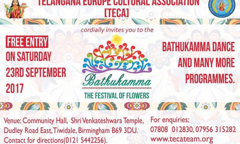 Bathukamma Celebrations By TECA in Uk