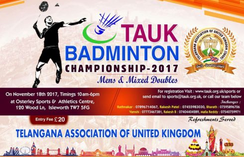 TAUK – Badminton Championship 2017